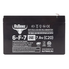 Тяговый аккумулятор RuTrike 6-F-7 (12V7A/H C20)