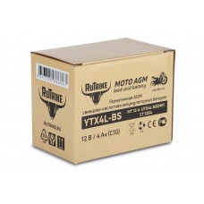 Аккумулятор стартерный для мототехники Rutrike YTX4L-BS (12V/4Ah) (UTX4L-BS, CT 1204, MT 12-4) Аккумулятор стартерный для мототехники Rutrike YTX4L-BS (12V/4Ah) (UTX4L-BS, CT 1204, MT 12-4)
