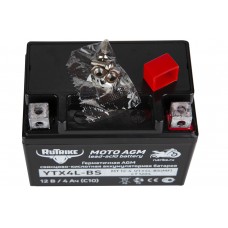 Аккумулятор стартерный для мототехники Rutrike YTX4L-BS (12V/4Ah) (UTX4L-BS, CT 1204, MT 12-4) Аккумулятор стартерный для мототехники Rutrike YTX4L-BS (12V/4Ah) (UTX4L-BS, CT 1204, MT 12-4)