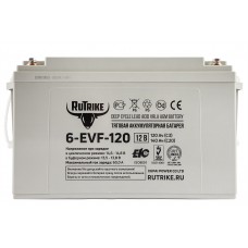 Тяговые гелевые аккумуляторы Rutrike 6-EVF-120 оптом от производителя!
