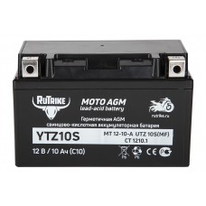 Аккумулятор стартерный для мототехники Rutrike YTZ10S (12V/10Ah) (UTZ10S, CT 1210.1, MT 12-10-A)