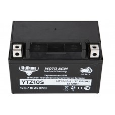 Аккумулятор стартерный для мототехники Rutrike YTZ10S (12V/10Ah) (UTZ10S, CT 1210.1, MT 12-10-A)