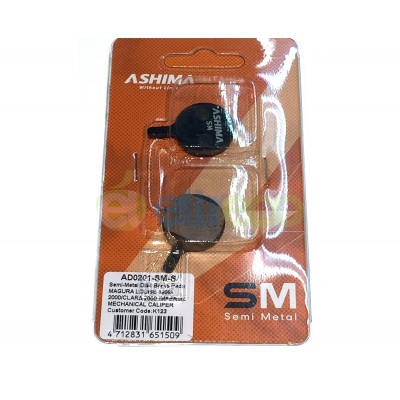 Колодки ASHIMA SM AD0201-SM-S(круглые)