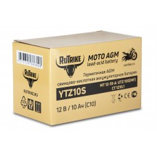 Аккумулятор стартерный для мототехники Rutrike YTZ10S (12V/10Ah) (UTZ10S, CT 1210.1, MT 12-10-A)