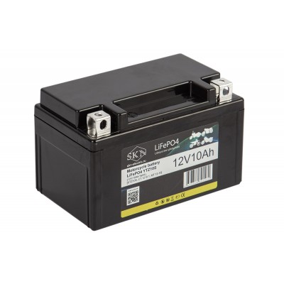 Аккумулятор для мототехники SKN LiFePO4 YTZ10S (12V/10Ah/190A) [UTZ10S, CT 1210.1, MT 12-10]