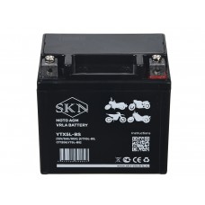 Аккумулятор стартерный для мототехники SKN YTX5L-BS (12V/5Ah/80A) [UTX5L-BS, CT1205, YT5L-BS]