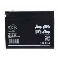 Аккумулятор стартерный для мототехники SKN YTX4B-BS (12V/2,5Ah/40A) [GT4B-5, CT 12025]