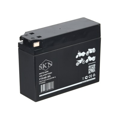 Аккумулятор стартерный для мототехники SKN YTX4B-BS (12V/2,5Ah/40A) [GT4B-5, CT 12025]
