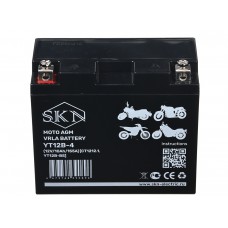 Аккумулятор стартерный для мототехники SKN YT12B-4 (12V/10Ah/155A) [CT 1212.1, YT12B-BS]