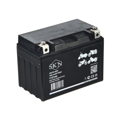 Аккумулятор стартерный для мототехники SKN YTZ14S (12V/11Ah/210A) [CT 1211, YTZ12S,TTZ14S]