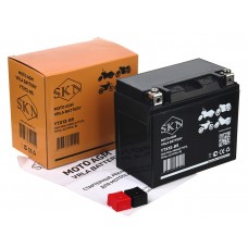 Аккумулятор стартерный для мототехники SKN YTX12-BS (12V/12Ah/180A) [CT 1212, YB14L-A2, YB10L-B]