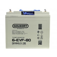 Тяговый аккумулятор Gelbert 6-EVF-80 (12V84A/H C5)
