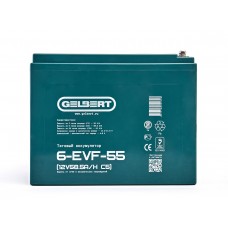 Тяговый аккумулятор Gelbert 6-EVF-55 (12V58.5A/H C5)