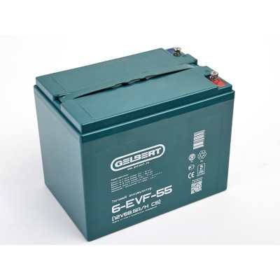 Тяговый аккумулятор Gelbert 6-EVF-55 (12V58.5A/H C5)