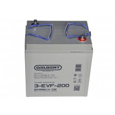 Тяговый аккумулятор Gelbert 3-EVF-200 (6V215A/H C5) Тяговый аккумулятор Gelbert 3-EVF-200 (6V215A/H C5)