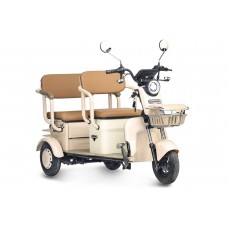 Пассажирский Электротрицикл Rutrike Gelbert Atlas 48V/60V 600Вт купить с доставкой. Трицикл для взрослых