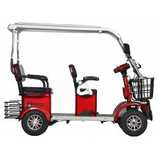 Пассажирский Электротрицикл Rutrike Gelbert Hara 48V/60V 600Вт купить с доставкой. Трицикл для взрослых