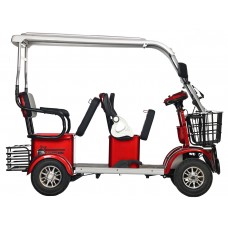 Пассажирский Электротрицикл Rutrike Gelbert Hara 48V/60V 600Вт купить с доставкой. Трицикл для взрослых
