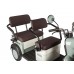 Пассажирский Электротрицикл Rutrike Gelbert Beta 48V/60V 800Вт купить с доставкой. Трицикл для взрослых