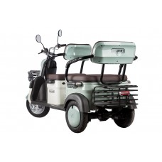 Пассажирский Электротрицикл Rutrike Gelbert Beta 48V/60V 800Вт купить с доставкой. Трицикл для взрослых