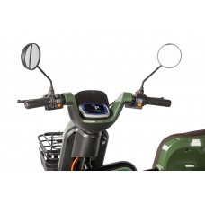 Пассажирский Электротрицикл Rutrike Gelbert Kang 48V/60V 800Вт купить с доставкой. Трицикл для взрослых