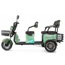 Пассажирский Электротрицикл Rutrike Gelbert Kang 48V/60V 800Вт купить с доставкой. Трицикл для взрослых