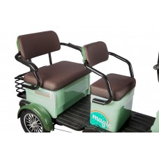 Пассажирский Электротрицикл Rutrike Gelbert Kang 48V/60V 800Вт купить с доставкой. Трицикл для взрослых