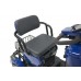 Пассажирский Электроскутер четырехколесный Rutrike Квадро купить с доставкой. Трицикл для взрослых