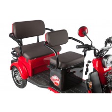 Пассажирский Электротрицикл Rutrike Gelbert Kappa 48V/60V 650Вт купить с доставкой. Трицикл для взрослых