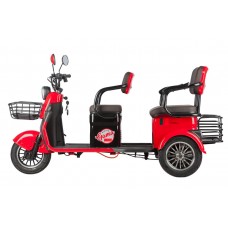 Пассажирский Электротрицикл Rutrike Gelbert Kappa 48V/60V 650Вт купить с доставкой. Трицикл для взрослых