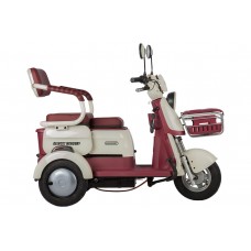 Пассажирский Электротрицикл Rutrike Gelbert Mercury 48V/60V 650Вт купить с доставкой. Трицикл для взрослых