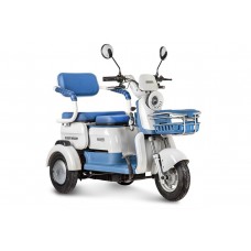 Пассажирский Электротрицикл Rutrike Gelbert Mercury 48V/60V 650Вт купить с доставкой. Трицикл для взрослых