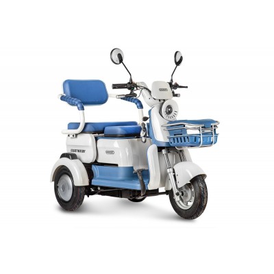 Пассажирский Электротрицикл Rutrike Gelbert Mercury 48V/60V 650Вт купить с доставкой. Трицикл для взрослых