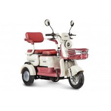 Пассажирский Электротрицикл Rutrike Gelbert Mercury 48V/60V 650Вт купить с доставкой. Трицикл для взрослых