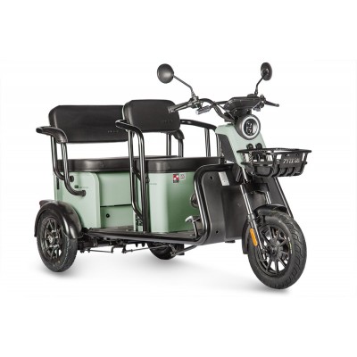 Пассажирский Электротрицикл Wanshida LC300 60V 1000Вт купить с доставкой. Трицикл для взрослых