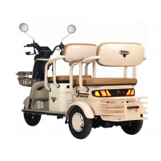 Пассажирский Электротрицикл Rutrike Gelbert Atlas 48V/60V 600Вт купить с доставкой. Трицикл для взрослых
