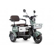 Пассажирский Электротрицикл Rutrike Gelbert Sun 48V/60V 650Вт купить с доставкой. Трицикл для взрослых