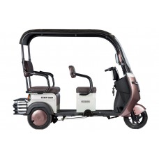 Пассажирский Электротрицикл Rutrike Gelbert Sarin 48V/60V 1000Вт купить с доставкой. Трицикл для взрослых