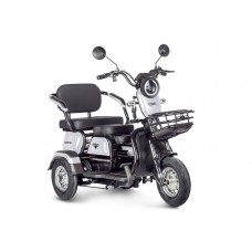 Пассажирский Электротрицикл Rutrike Gelbert Caf 48V/60V 600Вт купить с доставкой. Трицикл для взрослых