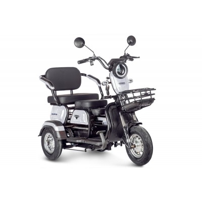 Пассажирский Электротрицикл Rutrike Gelbert Caf 48V/60V 600Вт купить с доставкой. Трицикл для взрослых