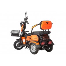 Пассажирский Электротрицикл Rutrike Gelbert Caf 48V/60V 600Вт купить с доставкой. Трицикл для взрослых
