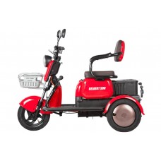 Пассажирский Электротрицикл Rutrike Gelbert Sun 48V/60V 650Вт купить с доставкой. Трицикл для взрослых
