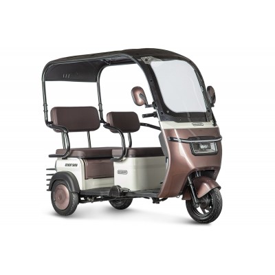 Пассажирский Электротрицикл Rutrike Gelbert Sarin 48V/60V 1000Вт купить с доставкой. Трицикл для взрослых