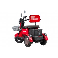 Пассажирский Электротрицикл Rutrike Gelbert Sun 48V/60V 650Вт купить с доставкой. Трицикл для взрослых