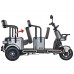 Пассажирский Электротрицикл Wanshida U1-X 60V 800Вт купить с доставкой. Трицикл для взрослых