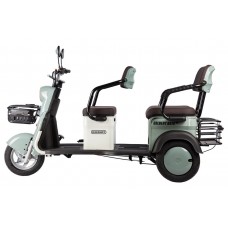 Пассажирский Электротрицикл Rutrike Gelbert Beta 48V/60V 800Вт купить с доставкой. Трицикл для взрослых