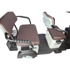 Пассажирский Электротрицикл Rutrike Gelbert Beta 48V/60V 800Вт купить с доставкой. Трицикл для взрослых