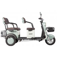 Пассажирский Электротрицикл Rutrike Gelbert Beta 48V/60V 800Вт купить с доставкой. Трицикл для взрослых