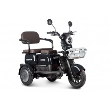 Пассажирский Электротрицикл Rutrike Gelbert Sun 48V/60V 650Вт купить с доставкой. Трицикл для взрослых