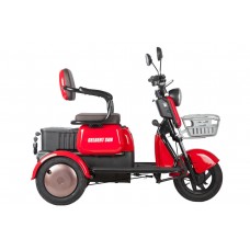 Пассажирский Электротрицикл Rutrike Gelbert Sun 48V/60V 650Вт купить с доставкой. Трицикл для взрослых